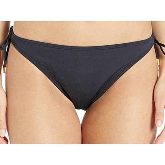 Bleu Rod Beattie Black Tie Side Bikini Bottom 14 NWT - Picture 1 of 2